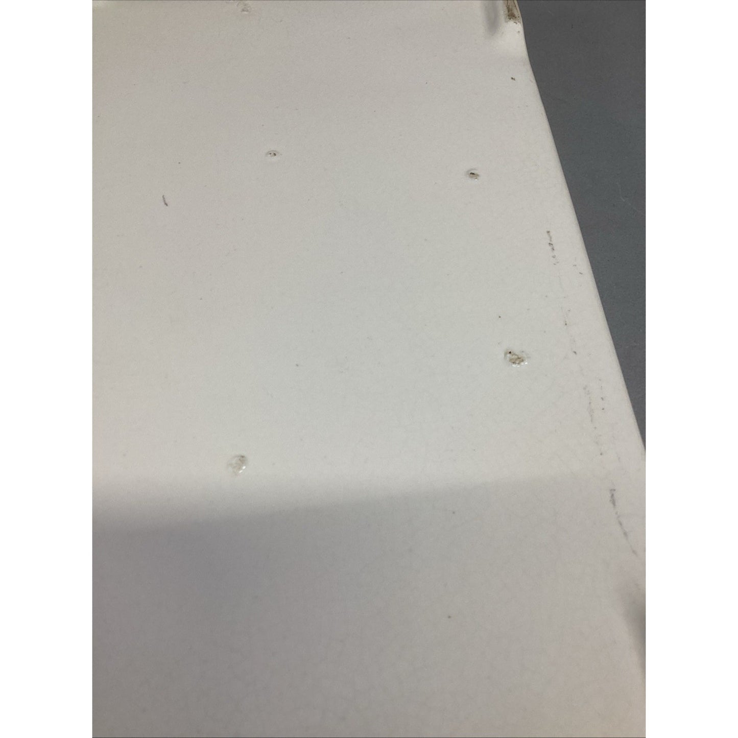 Porcelain Heavy White Serving Tray - 15.75x10.75x2”