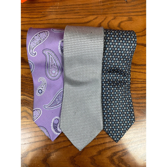 Ermenegildo Zegna 100% Silk Neck Tie Bundle