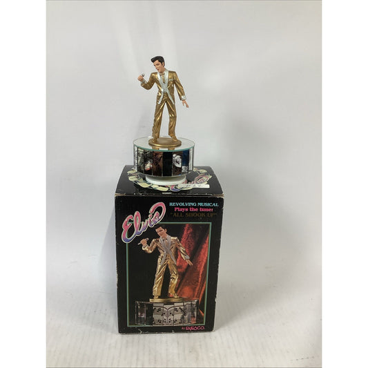 Elvis Presley "All Shook Up" Gold Record Figurine By Enesco 1993 NOS