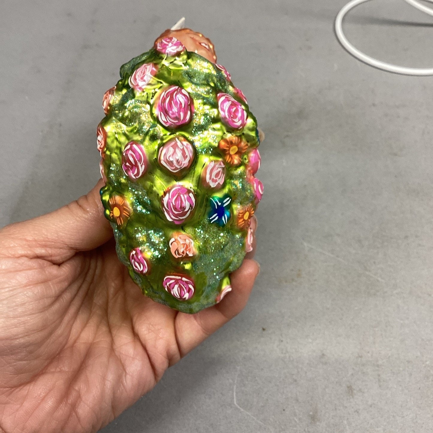 Christopher Radko Cherubic Angel Ornament Love Blossom - Damaged On Wing