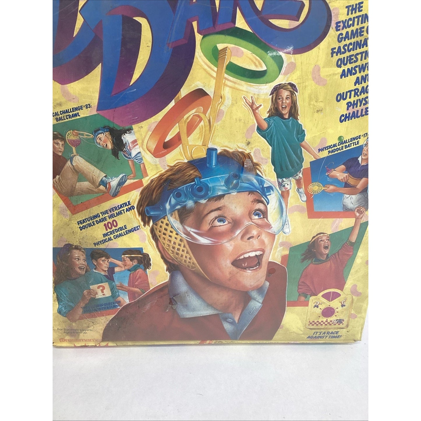 New Sealed 1987 Vintage Pressman DOUBLE DARE Nickelodeon Board Game Based On TV