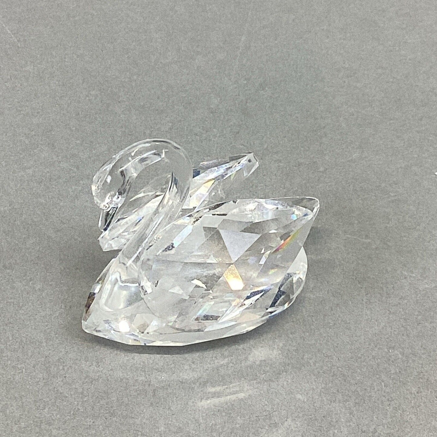 Swarovski Crystal Swan Figurine - 2.5x2”