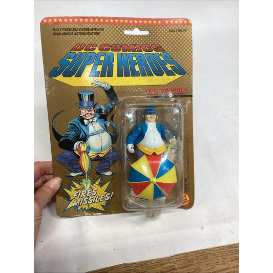 DC Comics Super Heroes Batman The Penguin 1989 Toy Biz Action Figure New in Box