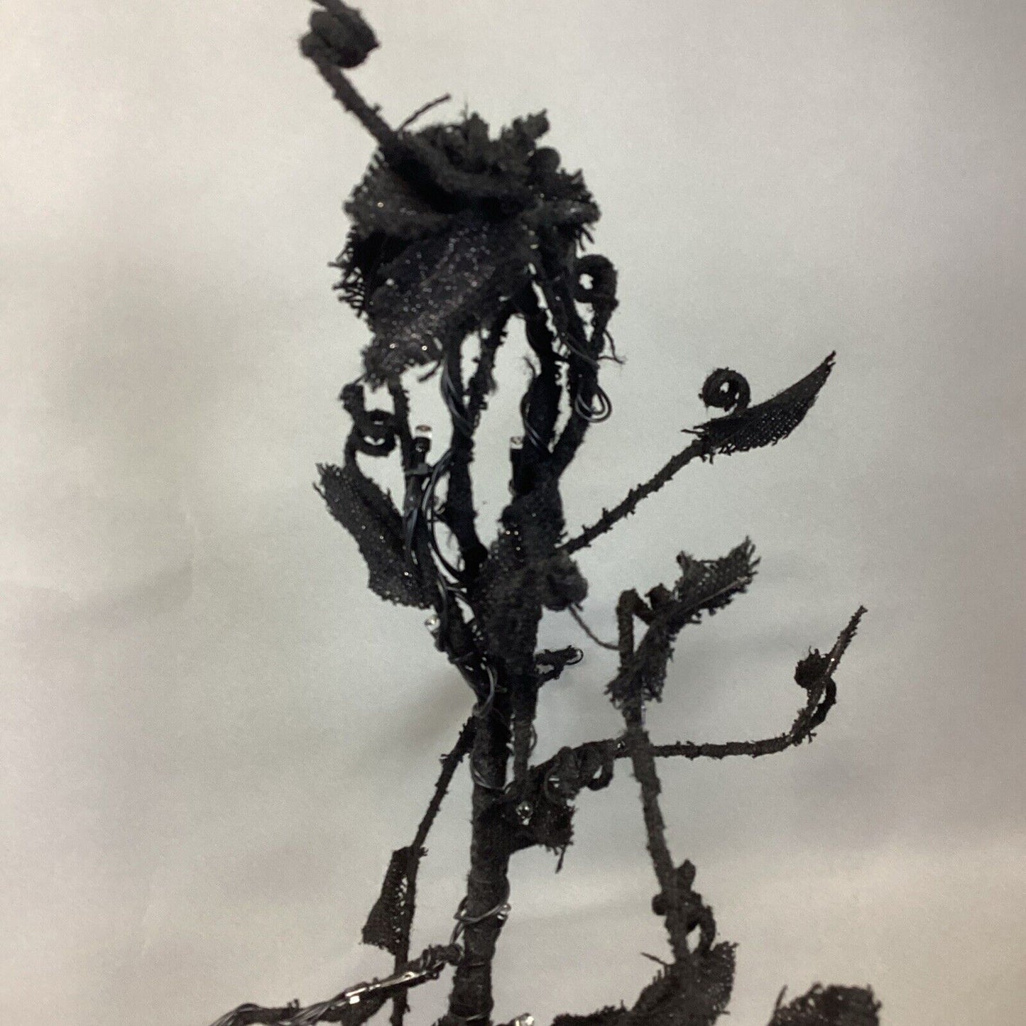 Halloween Black Light Up Tree And 2 New Northland Black Light Up Garland