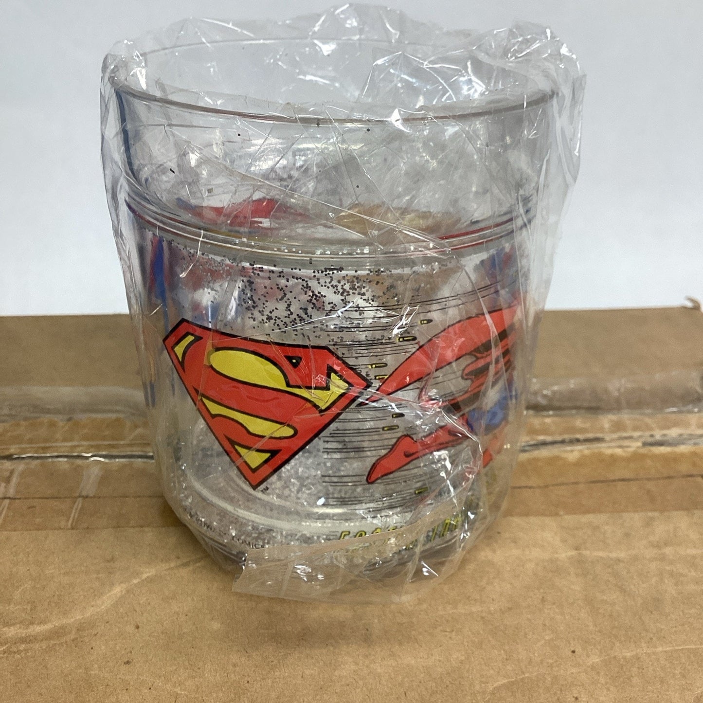 Superman 12 Ounce Drinking Tumbler - Set Of 6 - New In Box