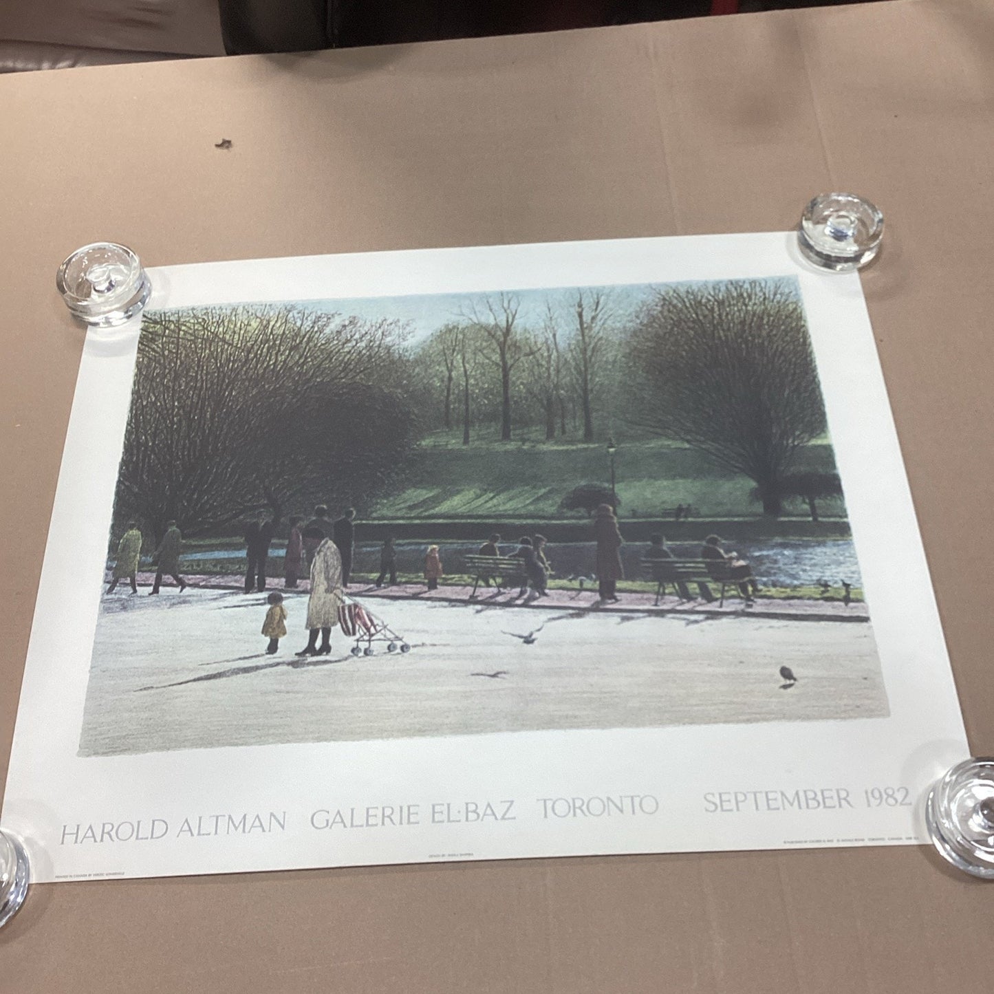 Harold Altman Galerie El Bay Toronto 1982 Poster Print - 25.5x20.5”