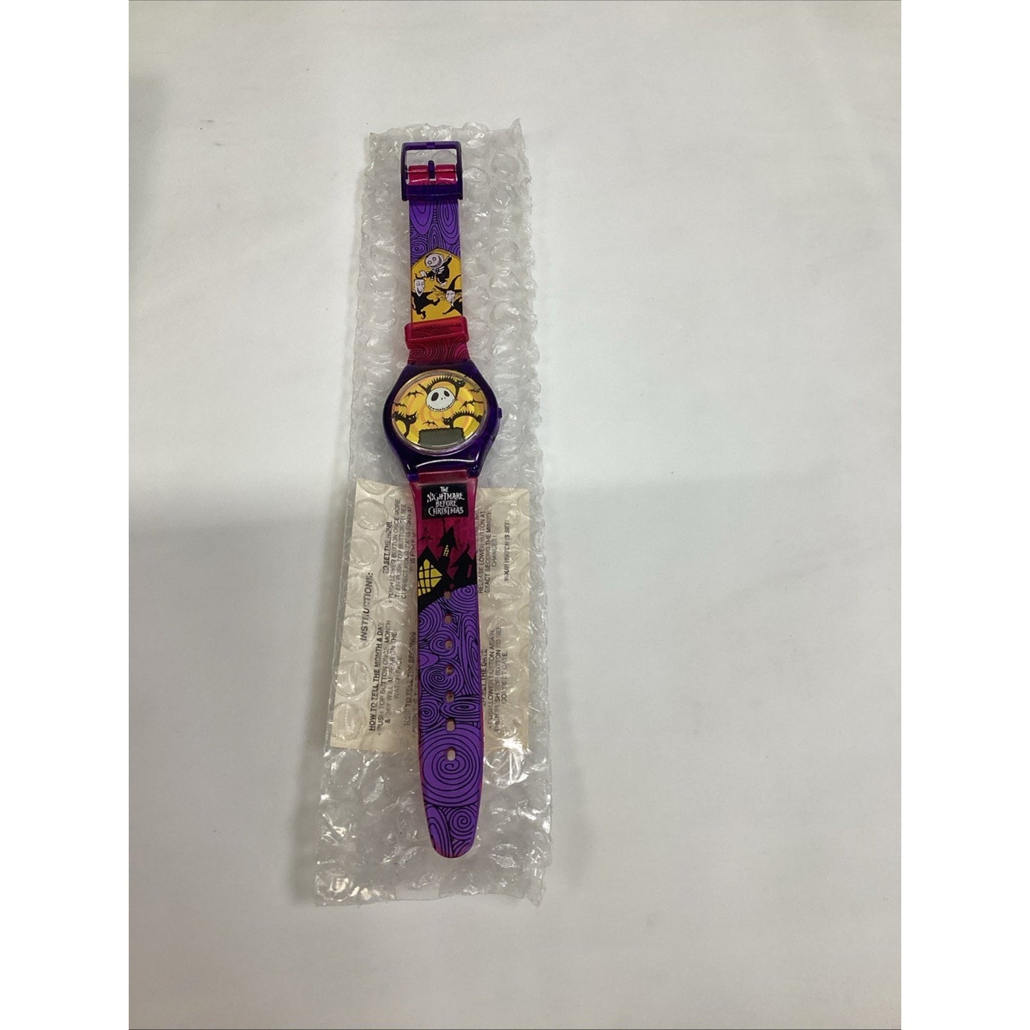 Vintage 1993 Nightmare Before Christmas Burger King Bats & Cats Promo Watch New