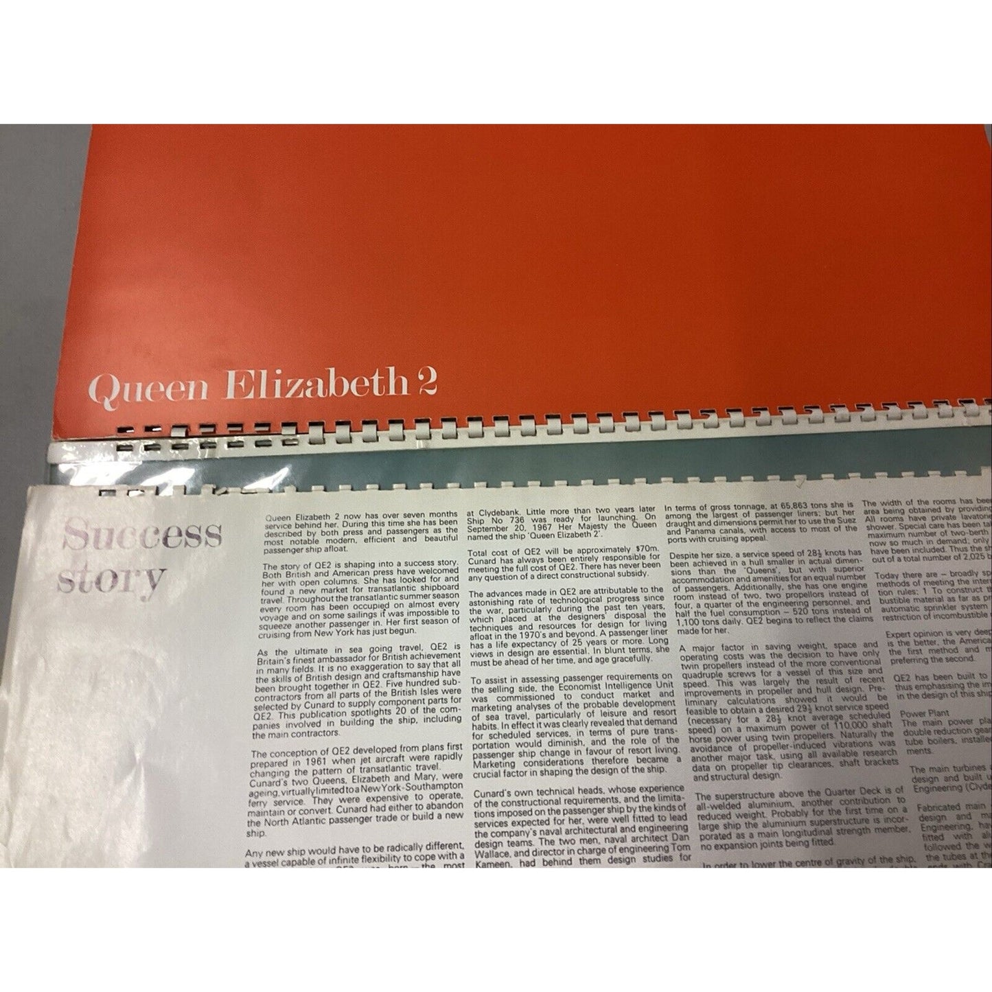 Queen Elizabeth II Success Book and The Wall Chart Of The Titanic Books