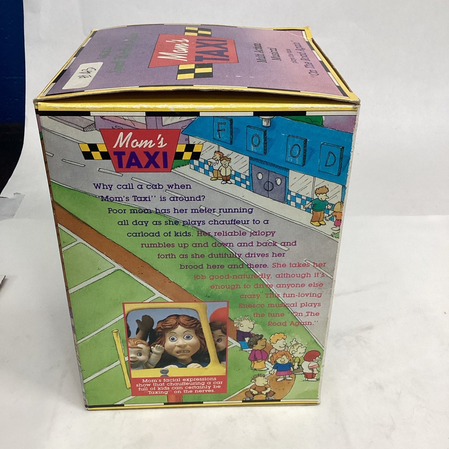 Enesco Mom's Taxi Multi Action Musical Music Box On The Road Again Rare