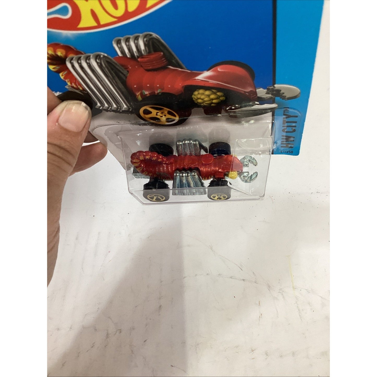 Hot Wheels Eevil Weevil HW City 2014 Series - Burnt Orange 1:64 - NOS