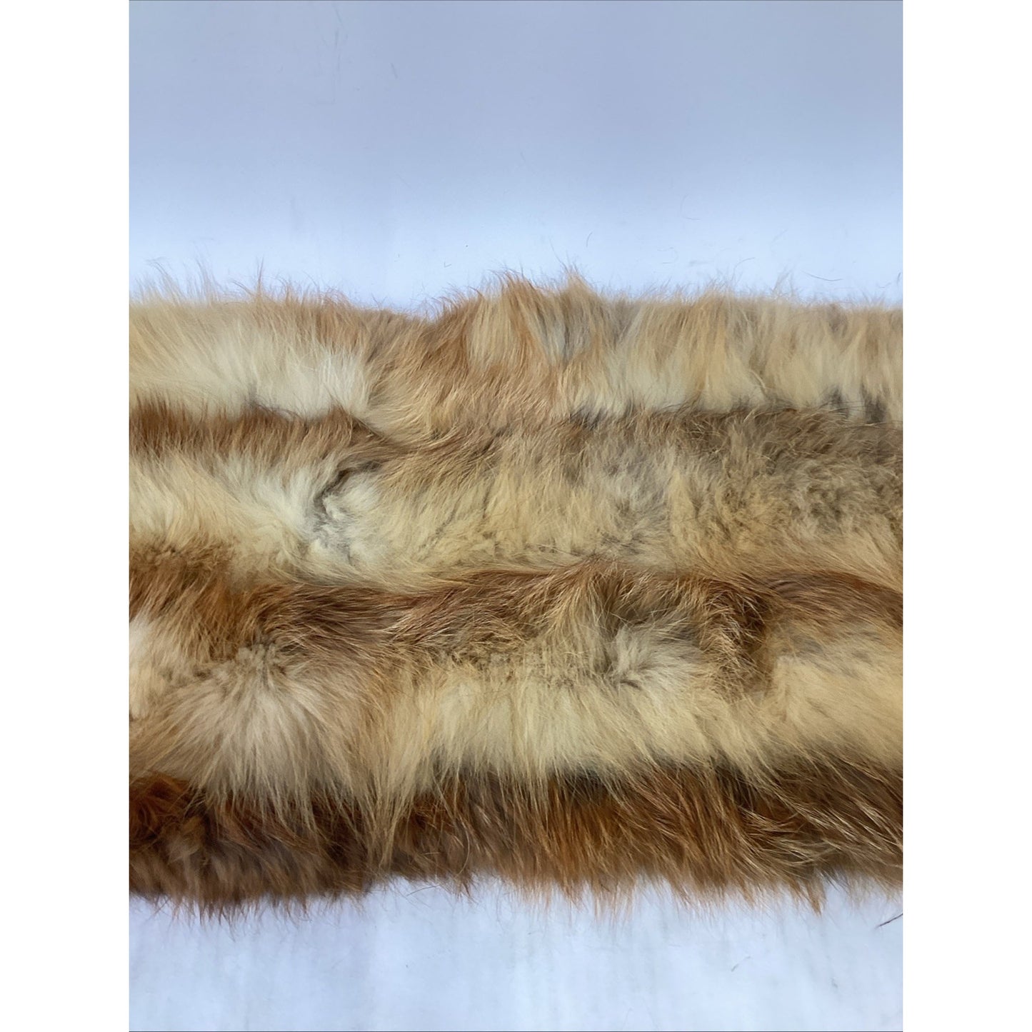 Fox Fur Women’s Shawl Neck Scarf - 80”Lx13.5”W