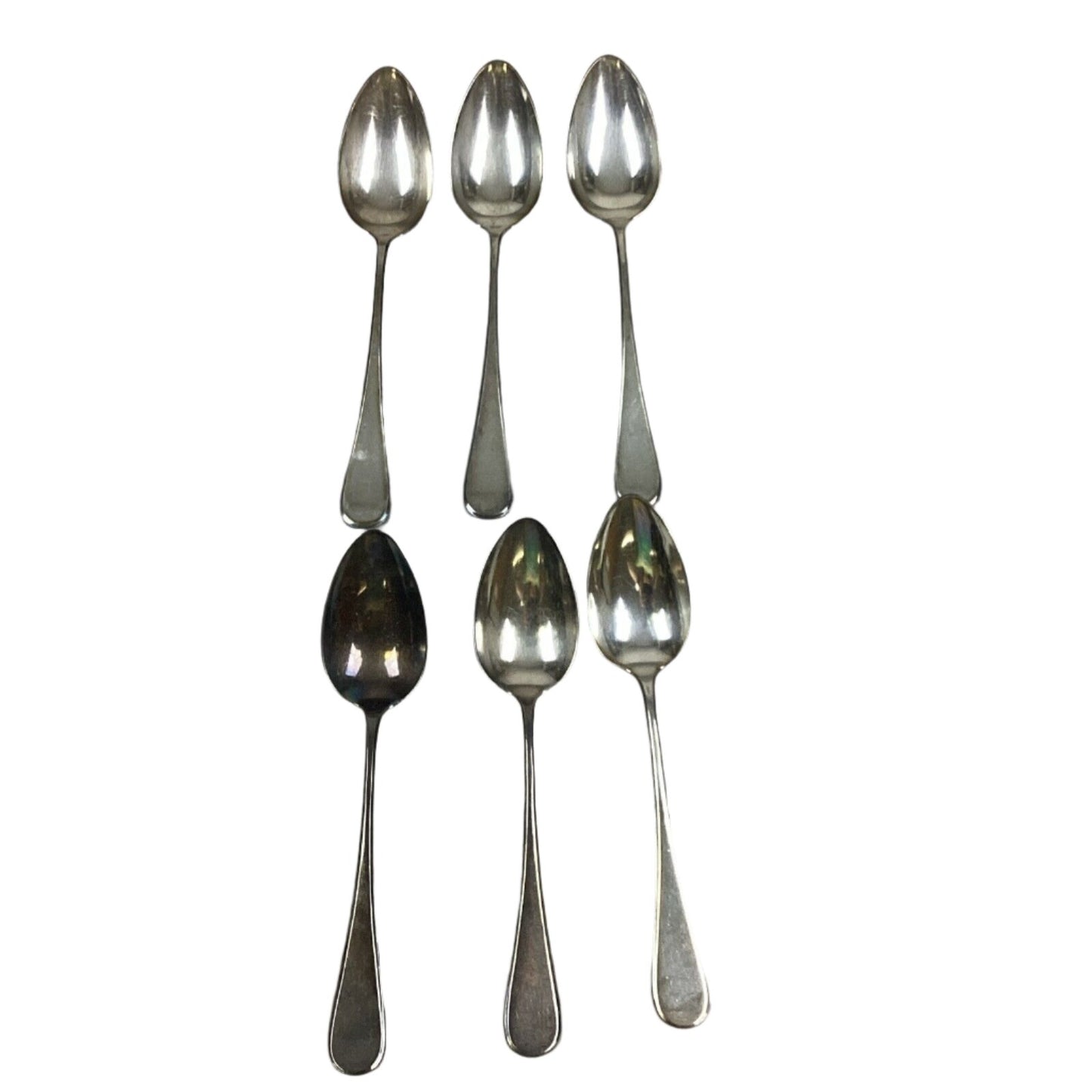 Set of 6 Geislingen Silver Plated Serving Spoons - Made In Germany