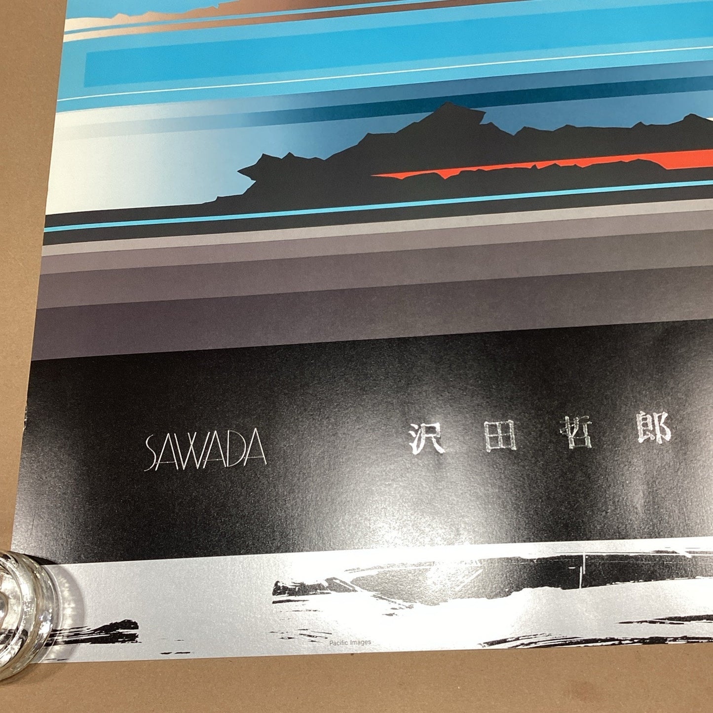Sawada Blue Pacific Images Serigraphs Poster - 32.75x24”