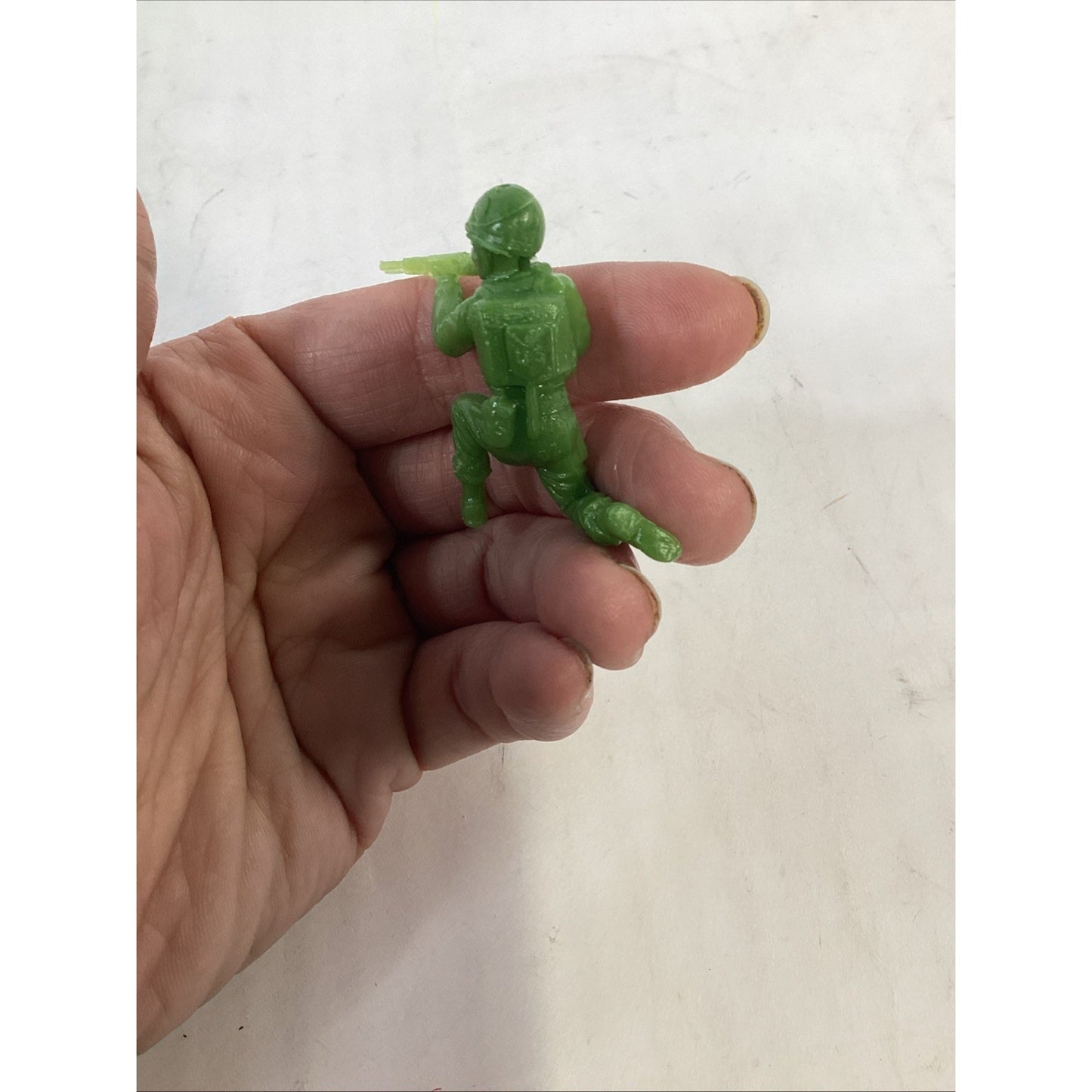 5 Vintage MPC Toy Soldier Green Russian WWII Army Men