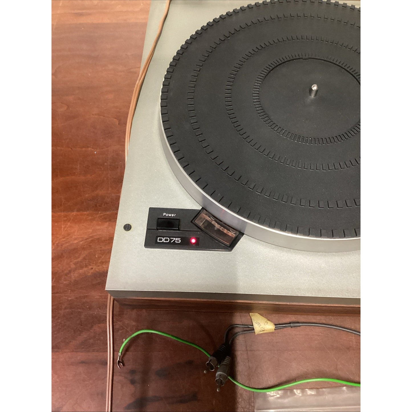 VINTAGE GARRARD DIRECT DRIVE DD75 TURNTABLE W/ MANUAL