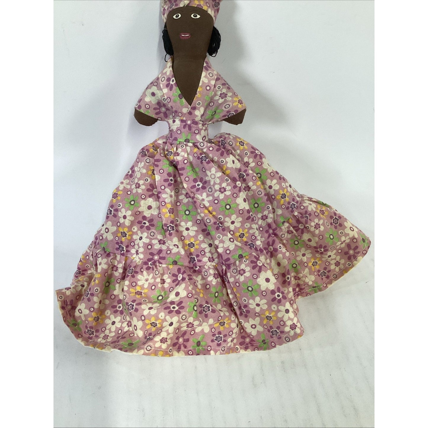 Topsy Turvy Two Sided Ethnic Cultural Doll 11” Dress Flips Handmade Caribbean