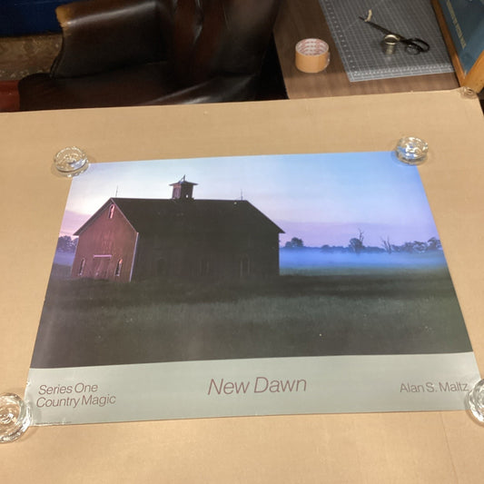 1985 Alan S, Maltz Series One Country Magic New Dawn Poster - 28.75x24”