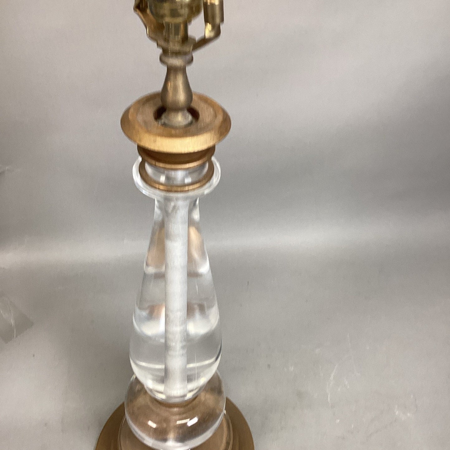 Renaissance 2000 Modern Lucite Lamp - 31.5”H