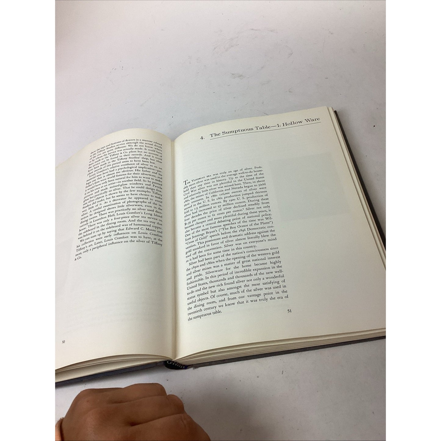 Tiffany Silver Hardcover Book - 1978 - By Charles H. Carpenter & Mary Carpenter