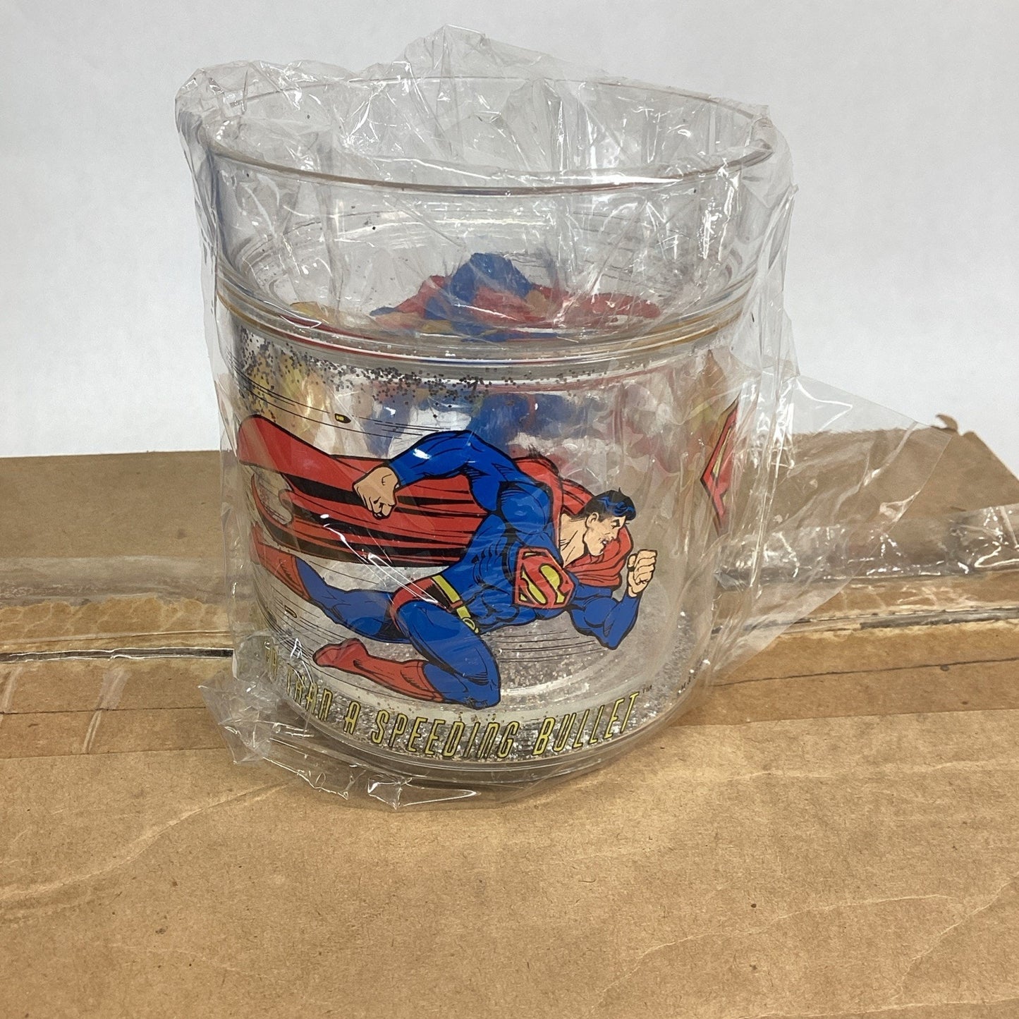 Superman 12 Ounce Drinking Tumbler - Set Of 6 - New In Box