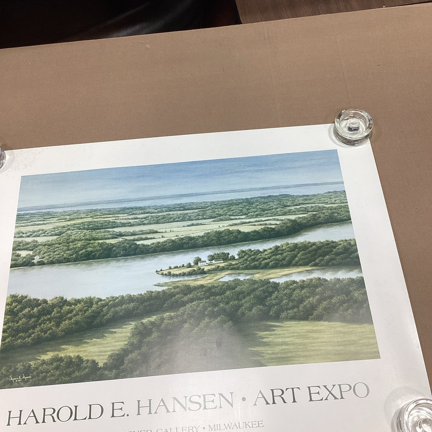Harold E. Hansen Landscape Poster - Art Expo Posner Gallery - 27.75x22”