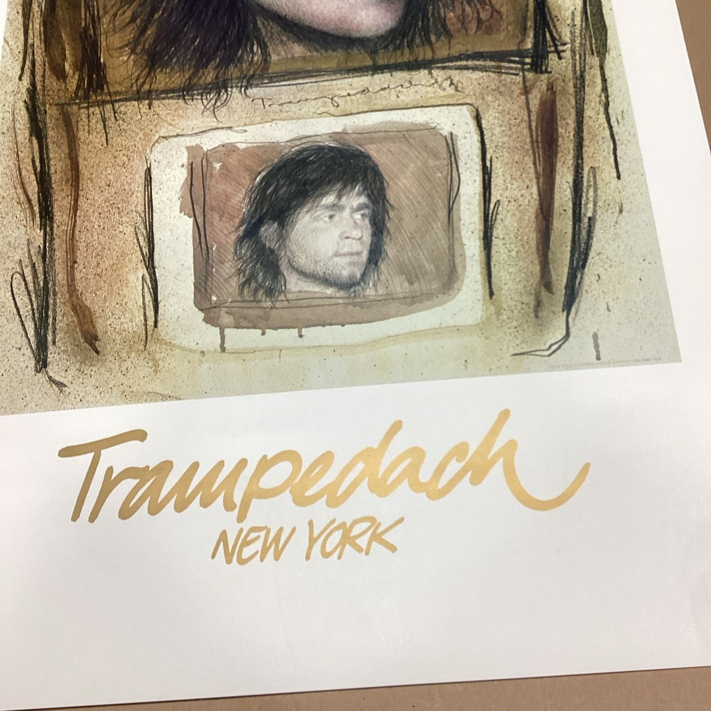 Trampedach New York Abstract Art Poster - 39.25x27.25”