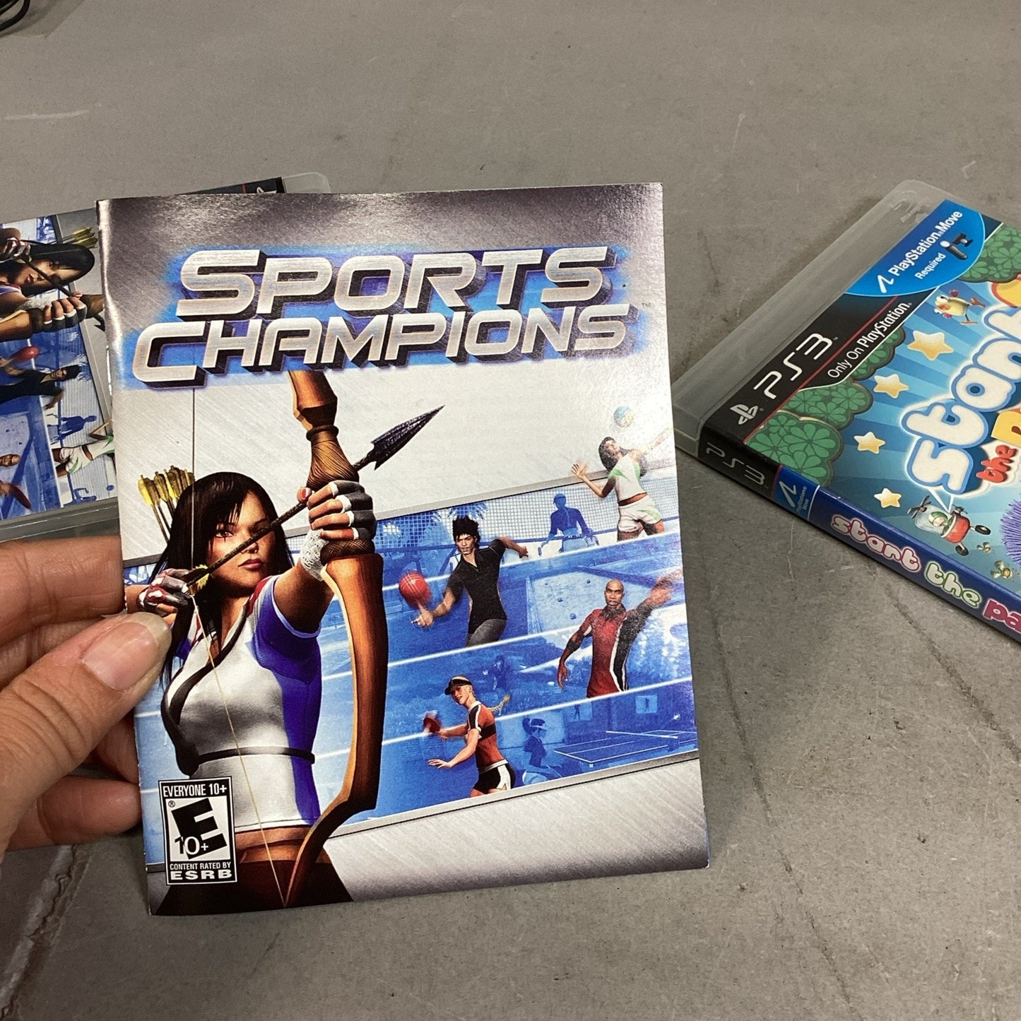 Lot Of 5 PS3 Games - Minecraft/Sports Champions/Start Party/Just Dance Kids 2