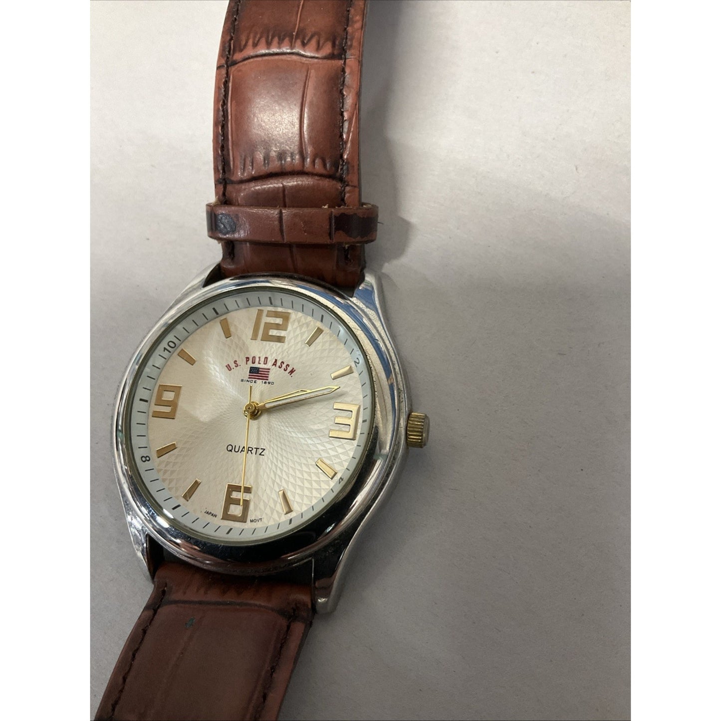 U.S. Polo Assn. Watch Brown Strap US5132