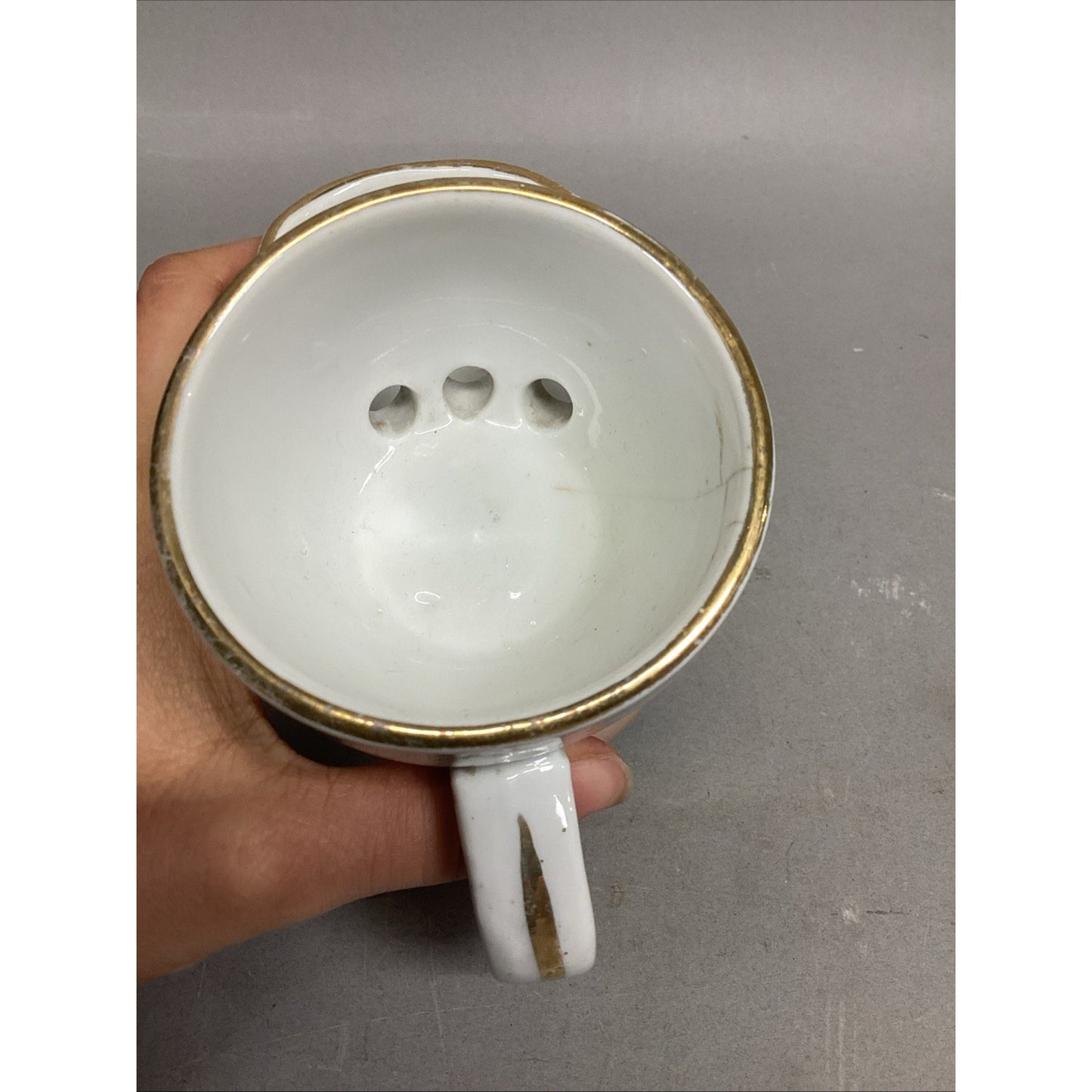 Vintage Union Old Fashioned Luxury Shaving Mug Pat. Sept 20, 1870