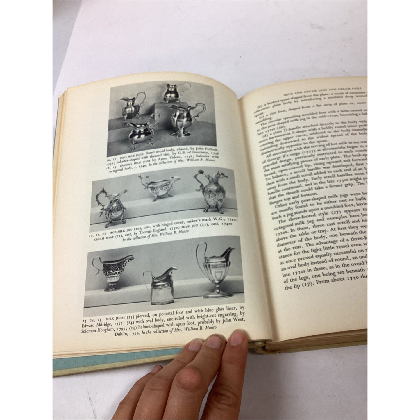 SMALL ANTIQUE SILVERWARE BY BERNARD HUGHES - ILLUSTRATED - 1957 - First Edition