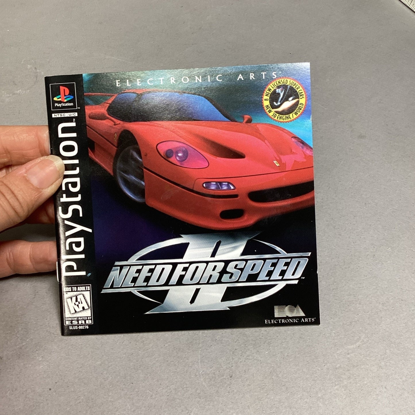 Need for Speed II Sony PlayStation 1 PS1 1997 Complete NFS Vintage Racing Game