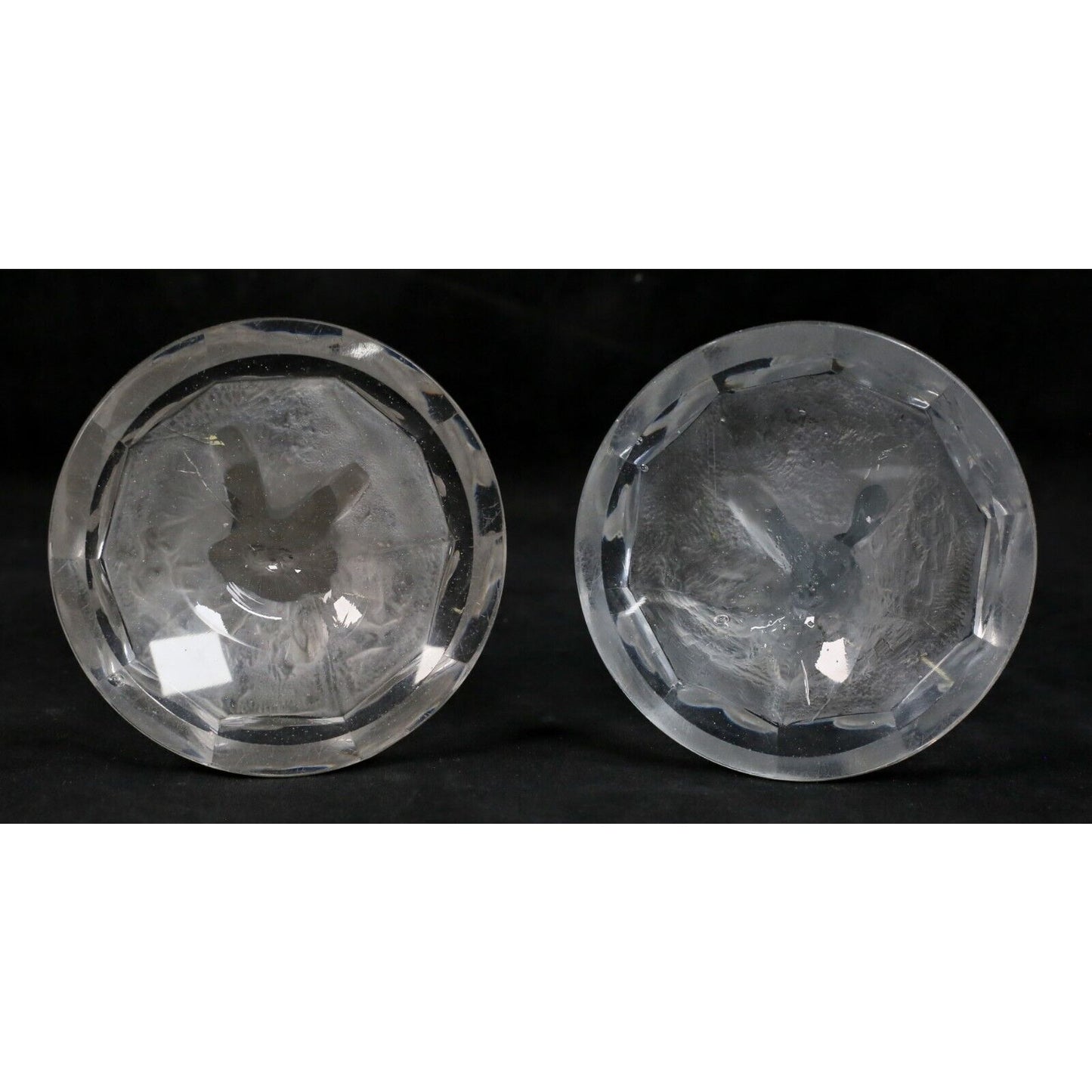 Holyrood Glassworks Pair of Figural Candlesticks