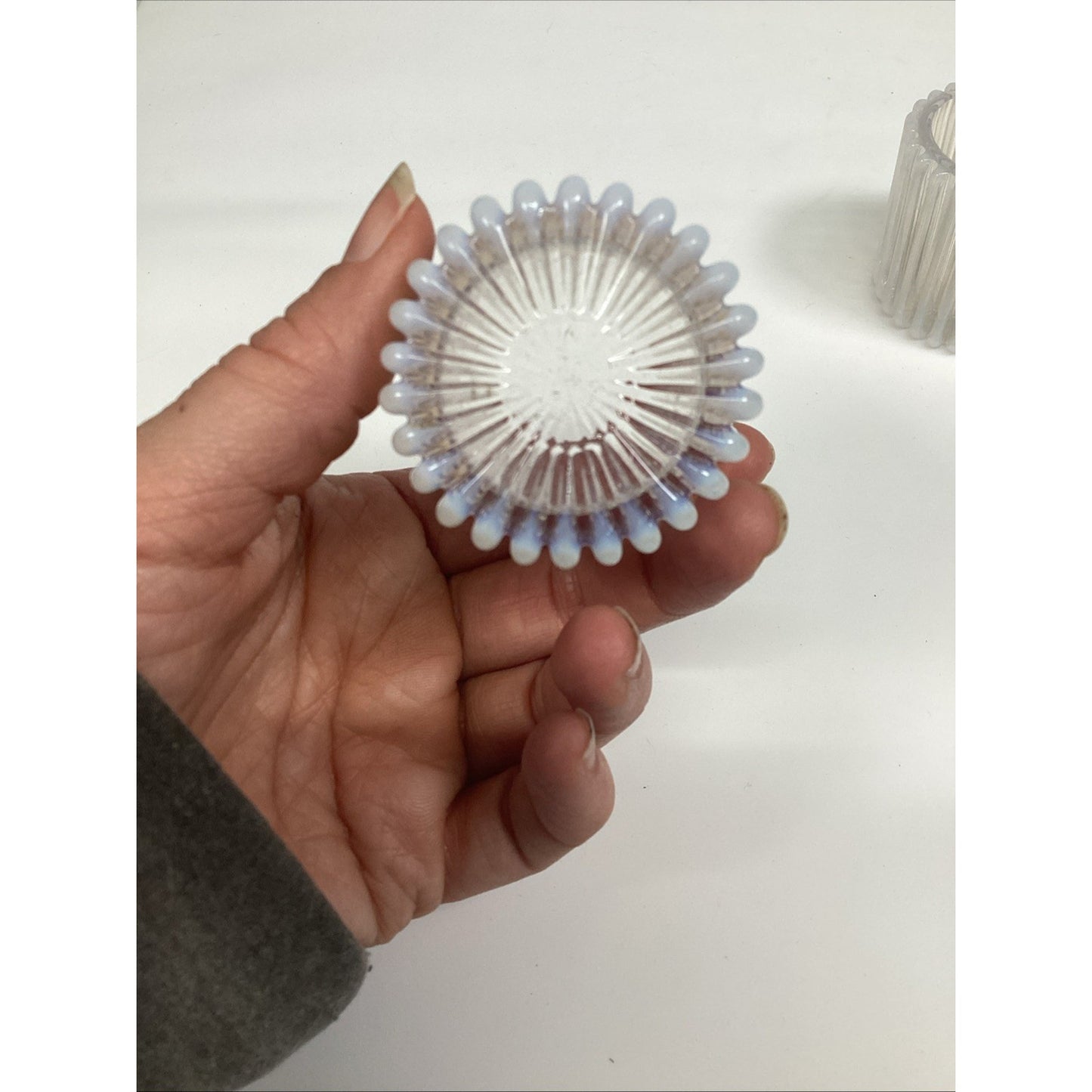 1889 EAPG Opalescent Toothpick Holders -BEATTY RIB Pattern by Beatty & Sons (4)