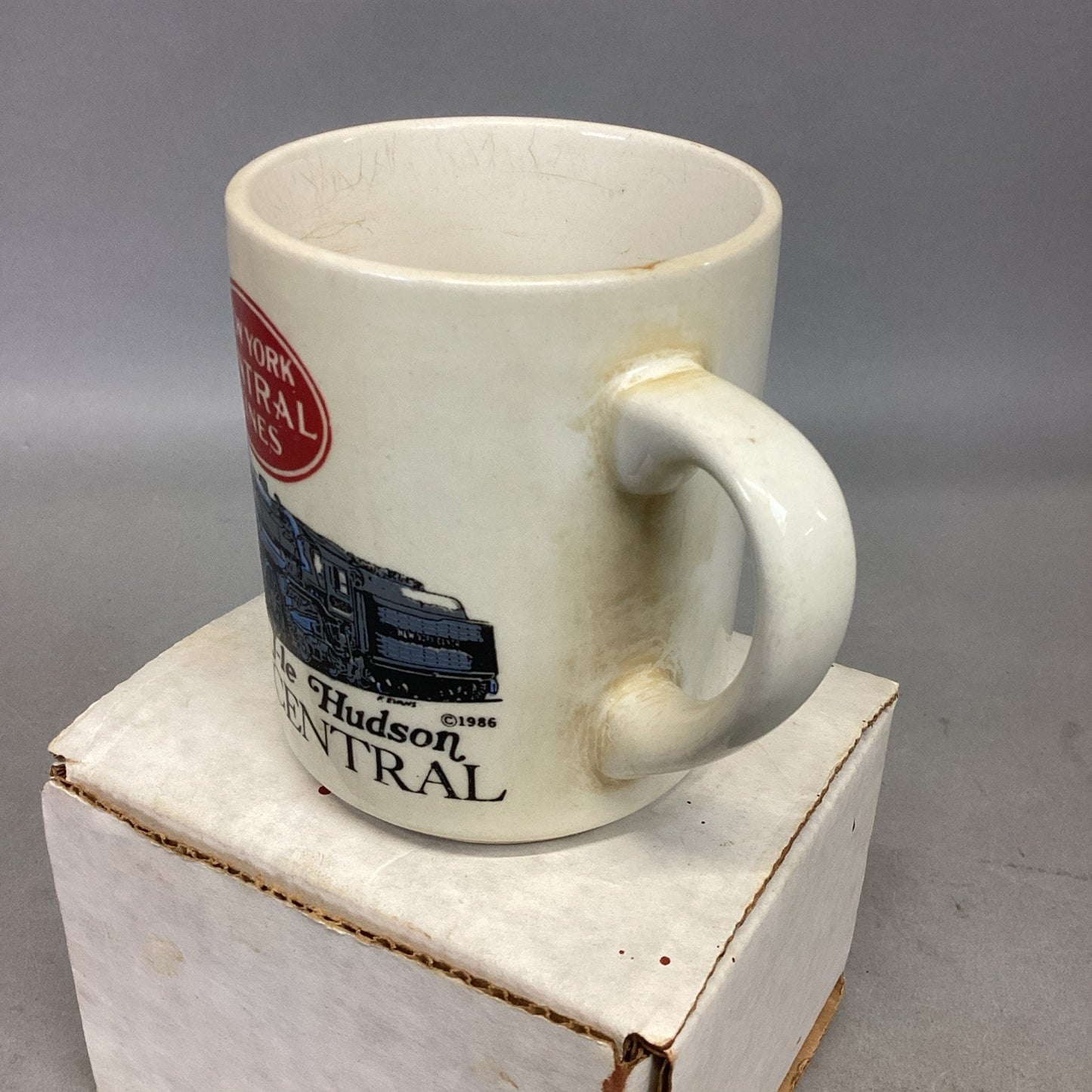 Vintage New York Central Lines Mug With Box