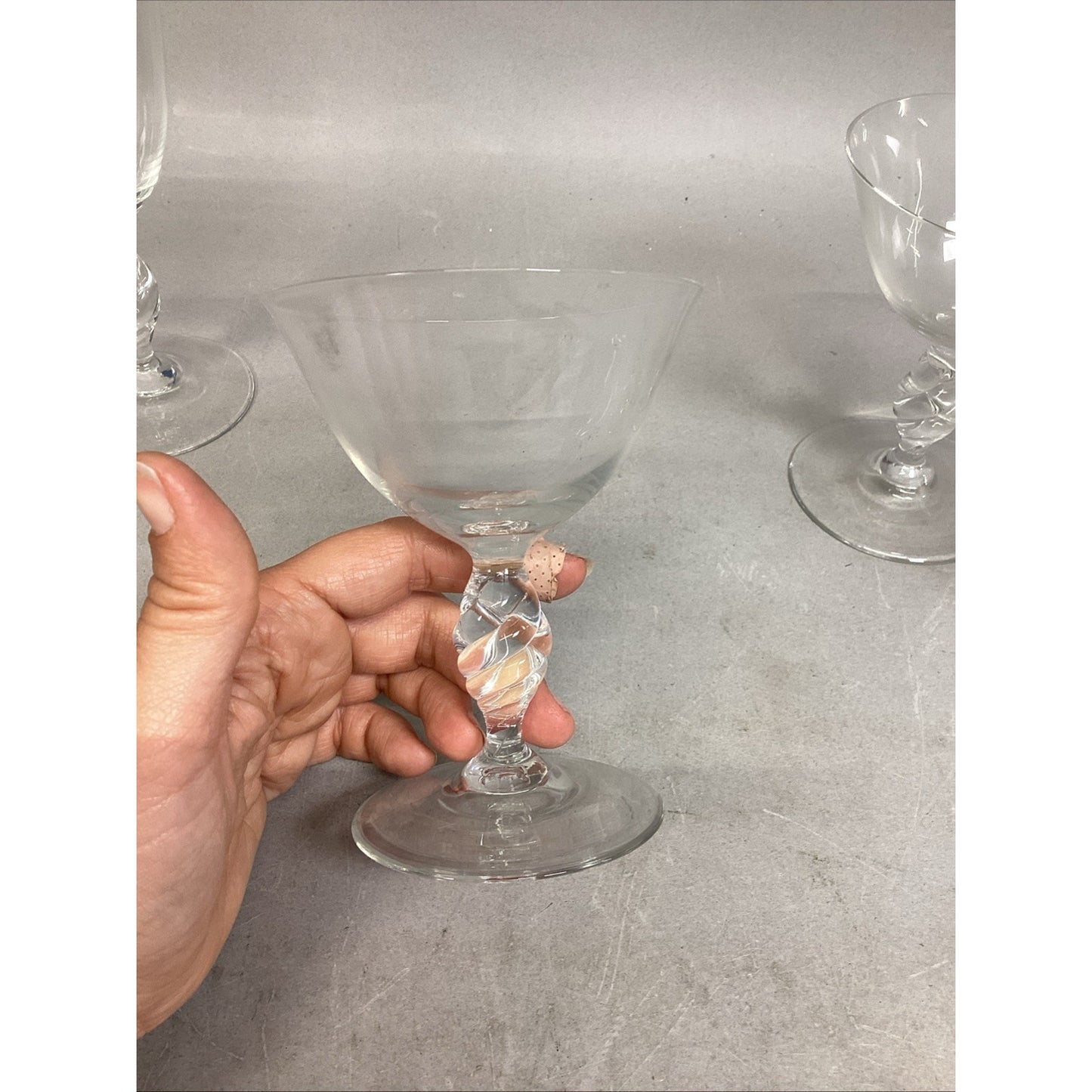 Set Of 5 - Wine Glasses And Water Goblets