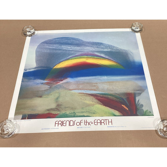 1980 Gerry Salant Friends Of The Earth Art Print Poster - 26.25x25”