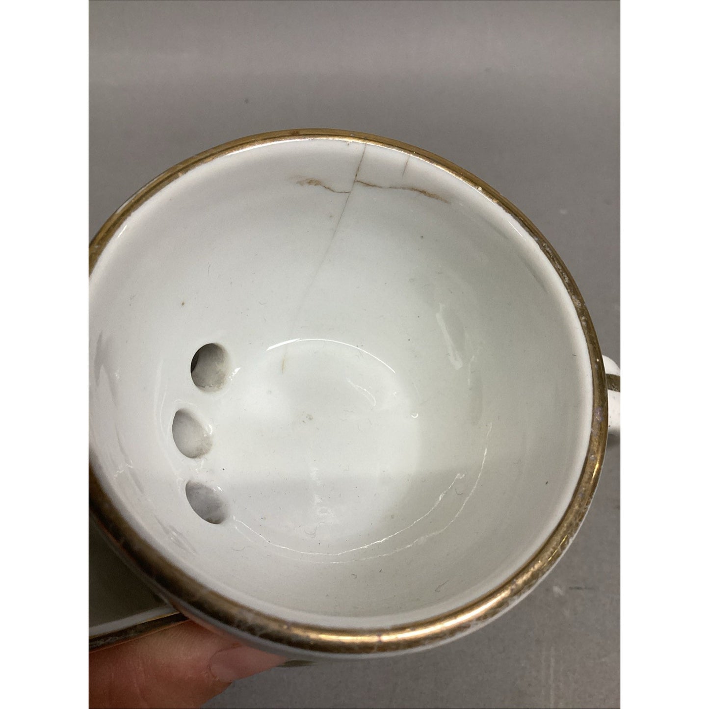 Vintage Union Old Fashioned Luxury Shaving Mug Pat. Sept 20, 1870