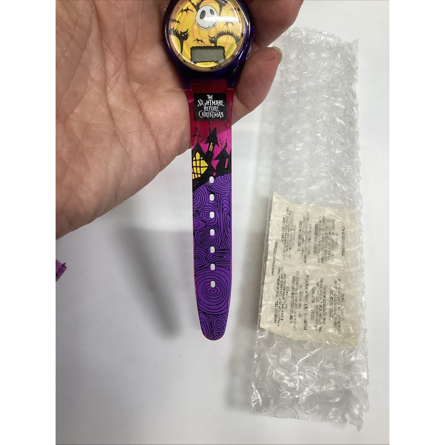 Vintage 1993 Nightmare Before Christmas Burger King Bats & Cats Promo Watch New