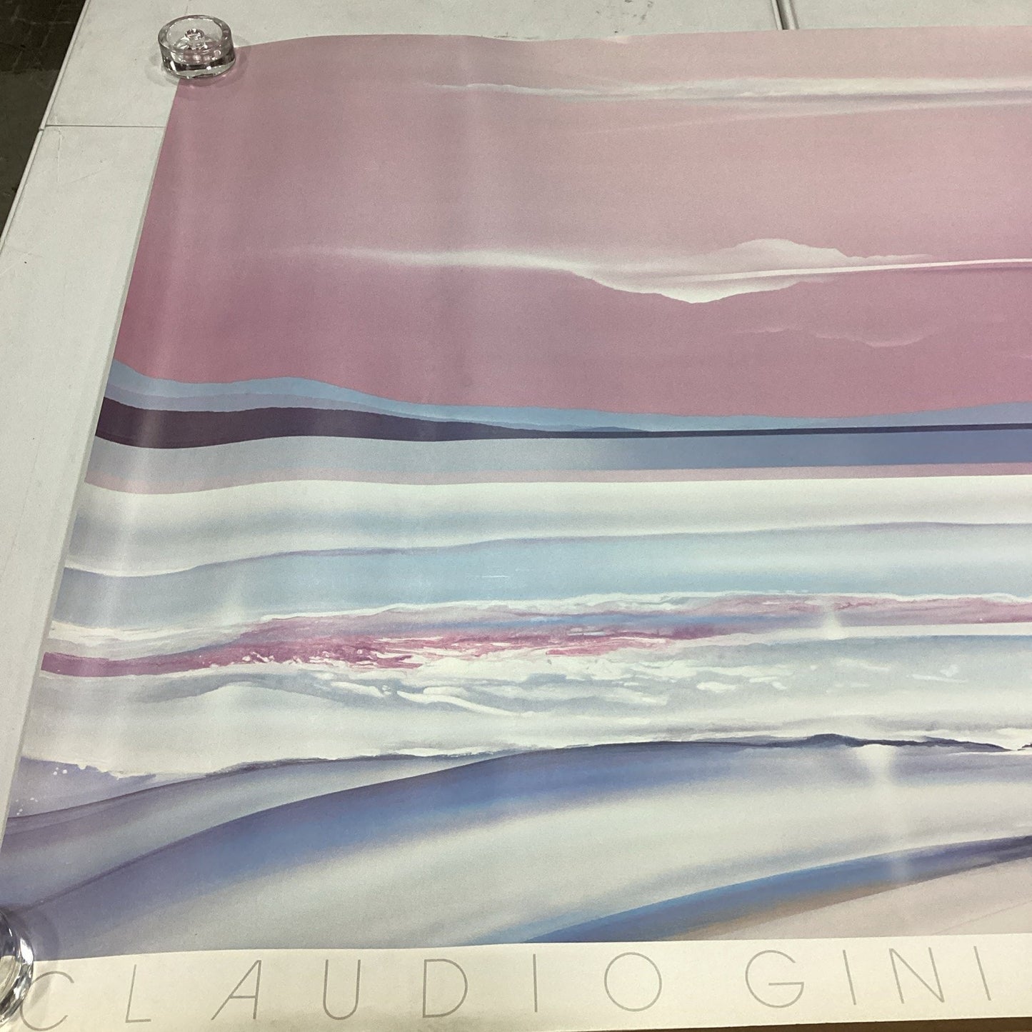 1988 Rom Art Creations - Primavera Litho Print - Claudio Ginio Graphics 58x38.5”