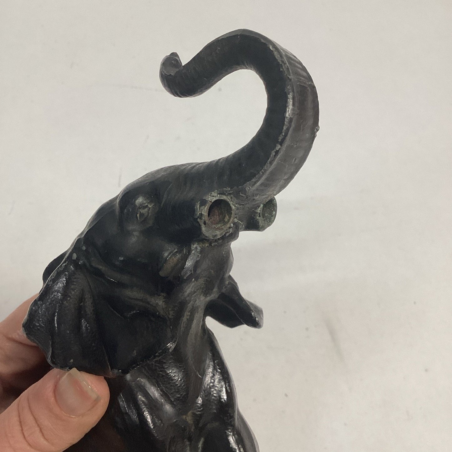 Vintage Metal Elephant - 8”Lx5”H