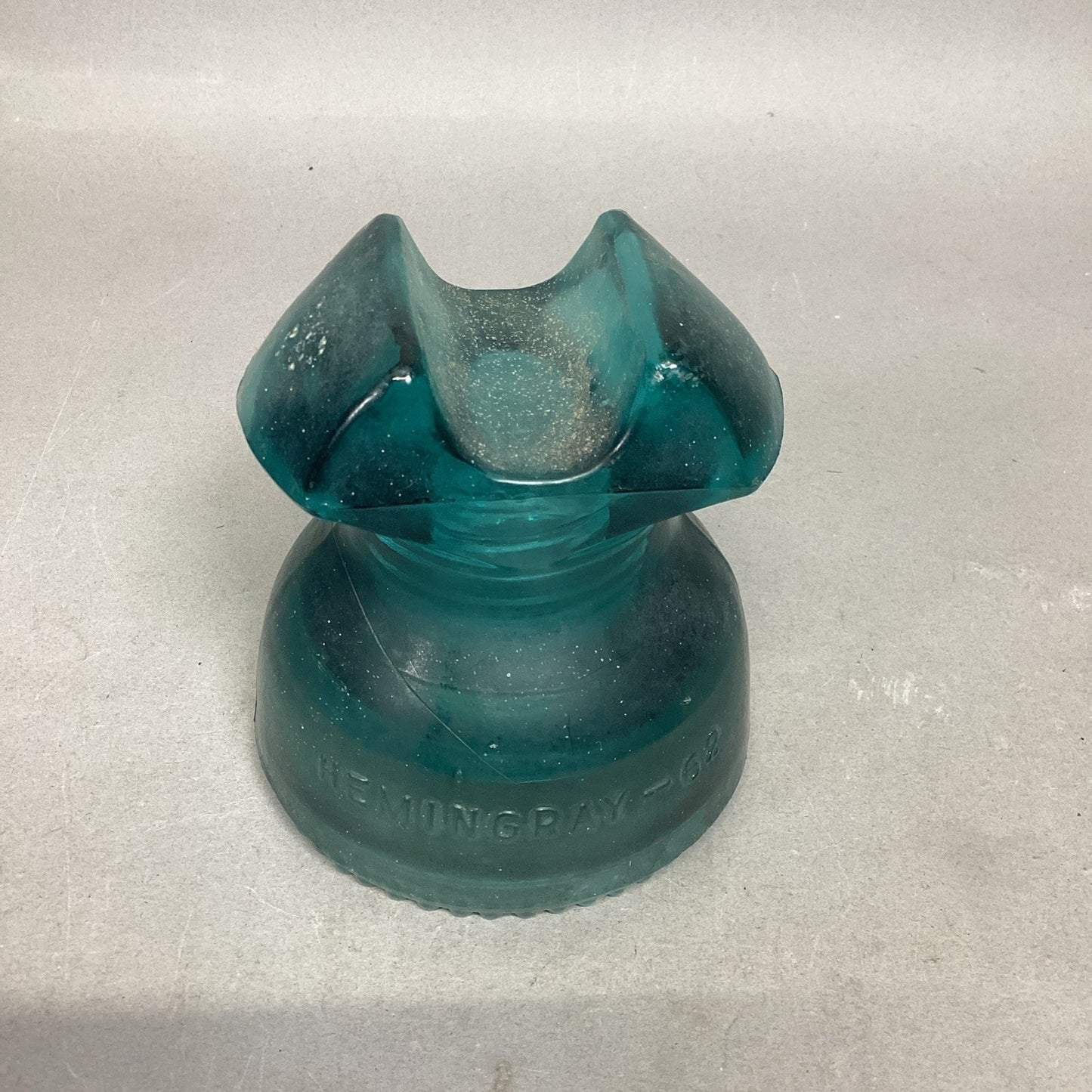 Heminggray #62 Glass Insulator Candle Holder - Made In The USA