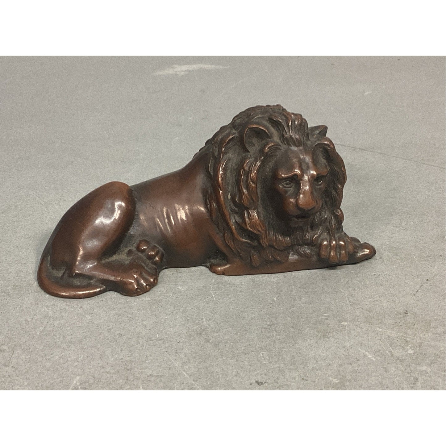 JB JENNING BROS Original Lion Old Figural Paperweight Decorative Art Statue