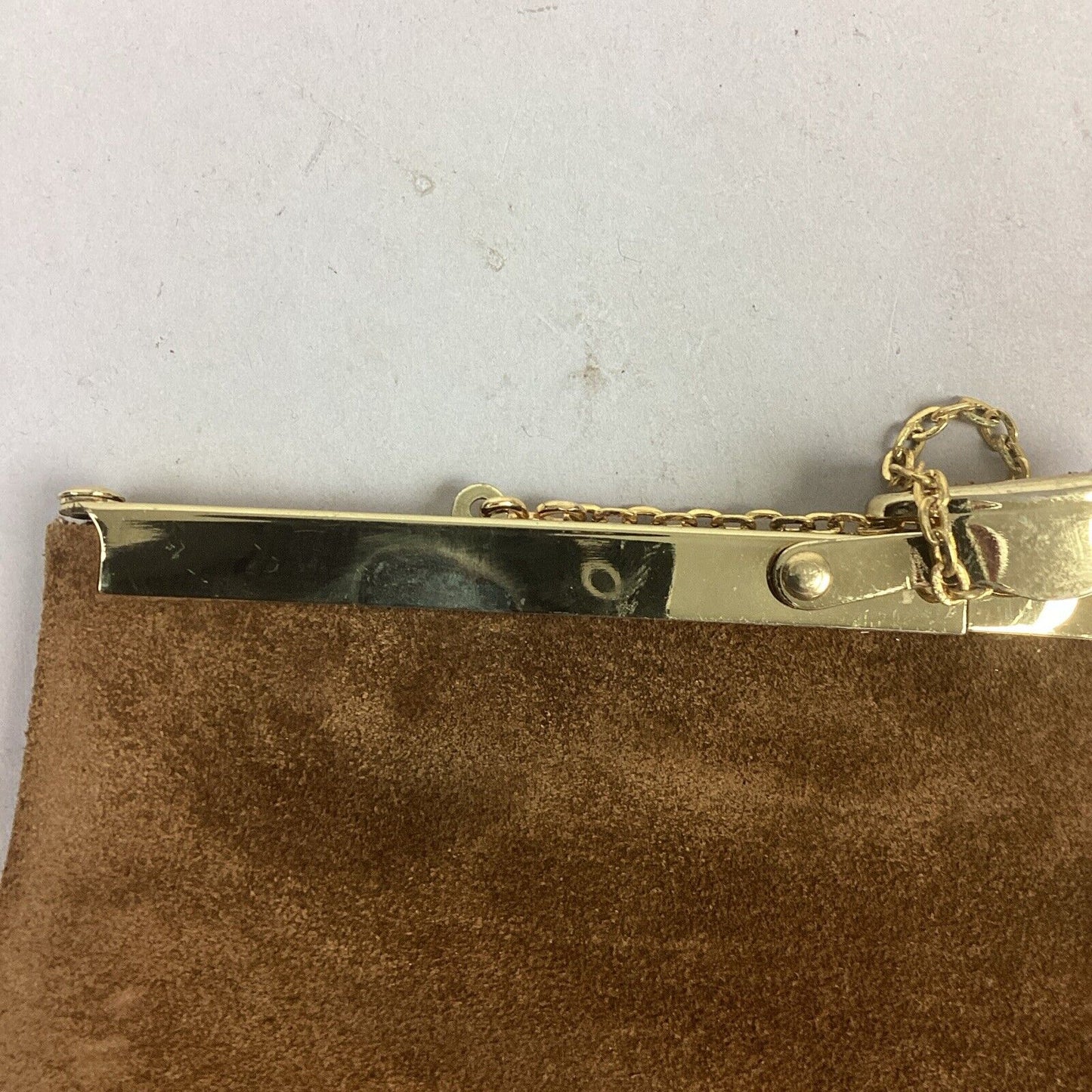 Etro Brown Suede Women’s Clutch