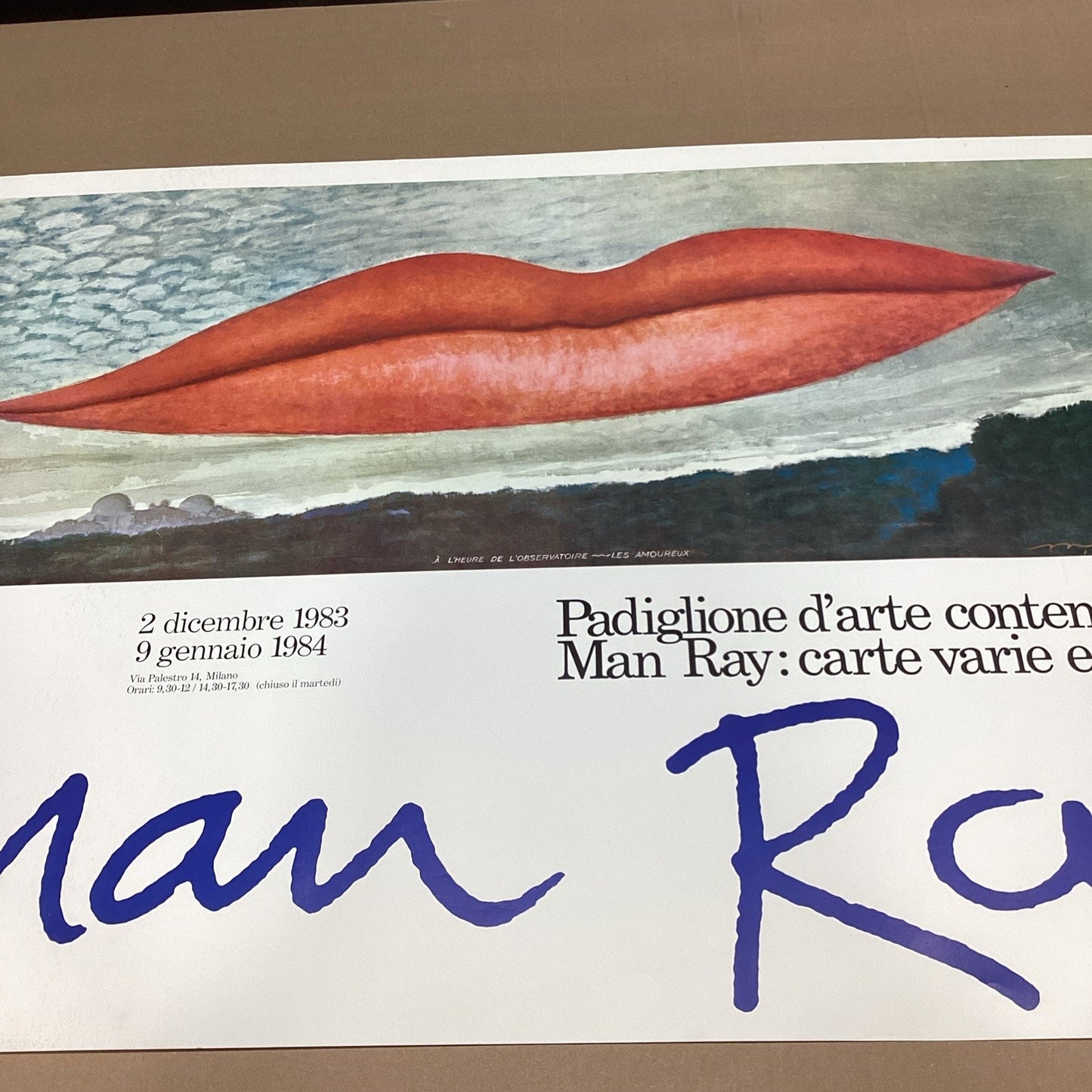 Man Ray Expo Poster - 38.5x26.75”