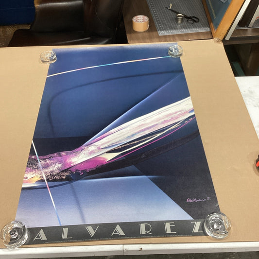 1986 Elizabeth Alvarez Poster Print - 38x24”