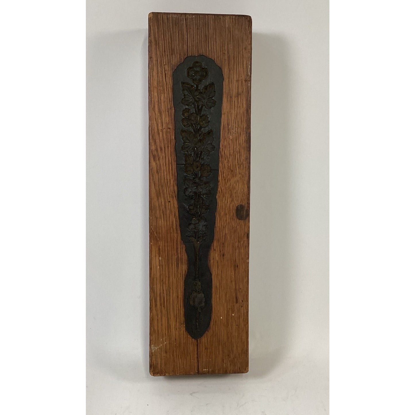 VTG ANTIQUE Floral COOKIE CANDY CHOCOLATE BUTTER WOOD MOLD