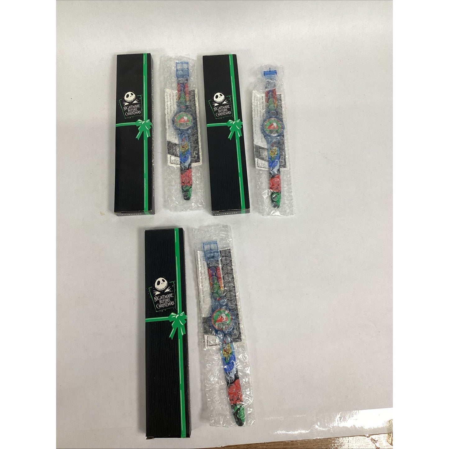 Vintage 1993 Nightmare Before Christmas Watches - New In Boxes - Burger King