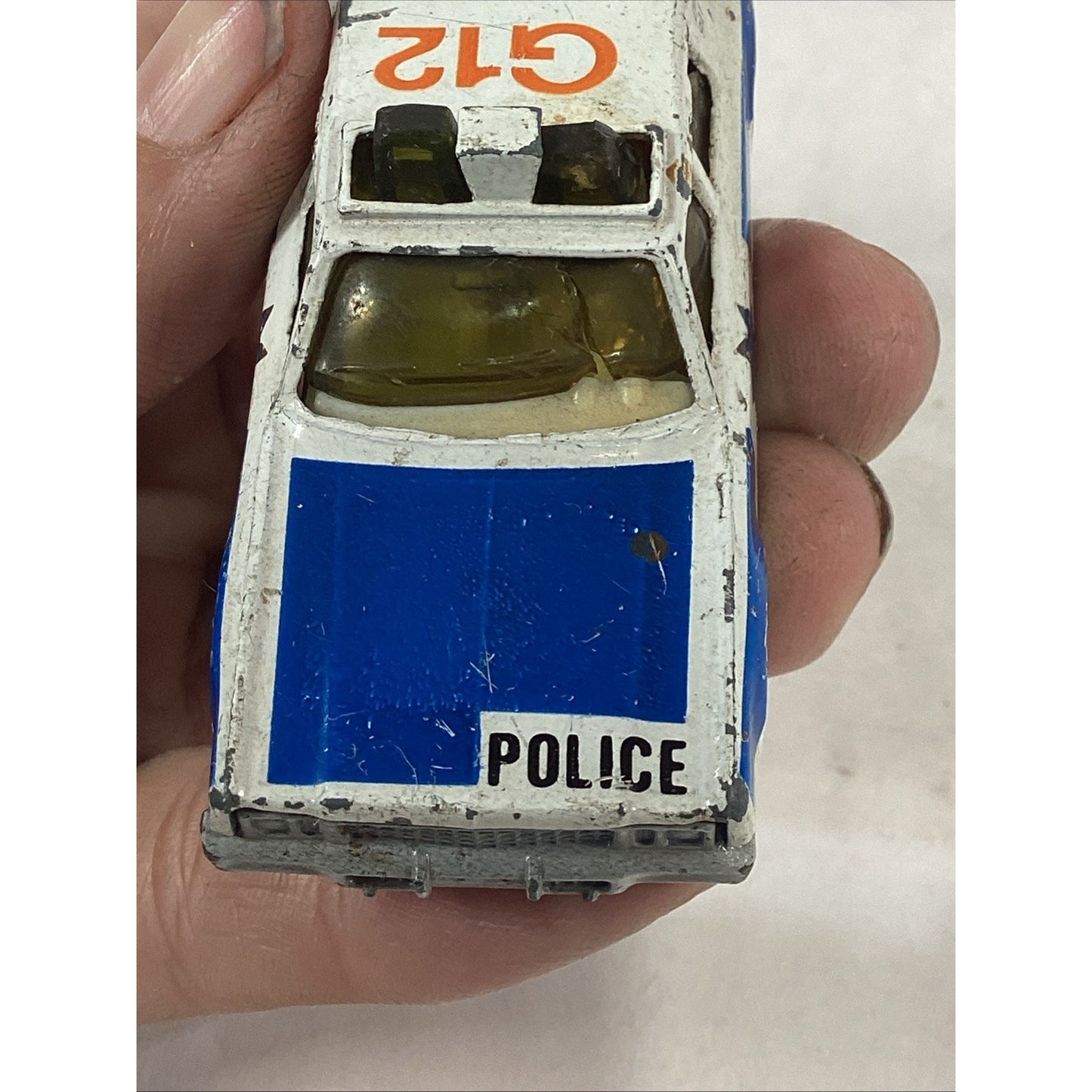 1979 Matchbox Superfast #10 Plymouth Gran Grand Fury Police G12 Vintage Police