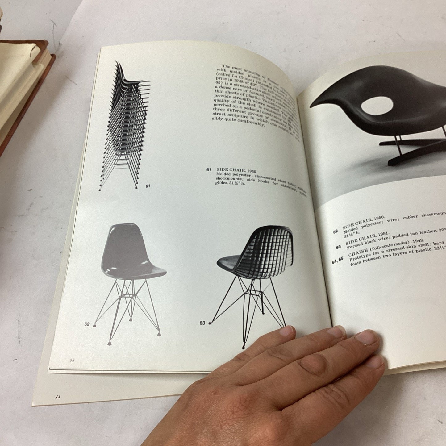 Vintage Charles Eames Furniture From Design Collection Book 1973