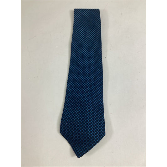 Banana Republic 100% Silk Men’s Blue Dot Tie - Made In Italy